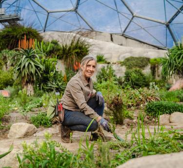 Eden Project Gardener in Mediterranean Biome